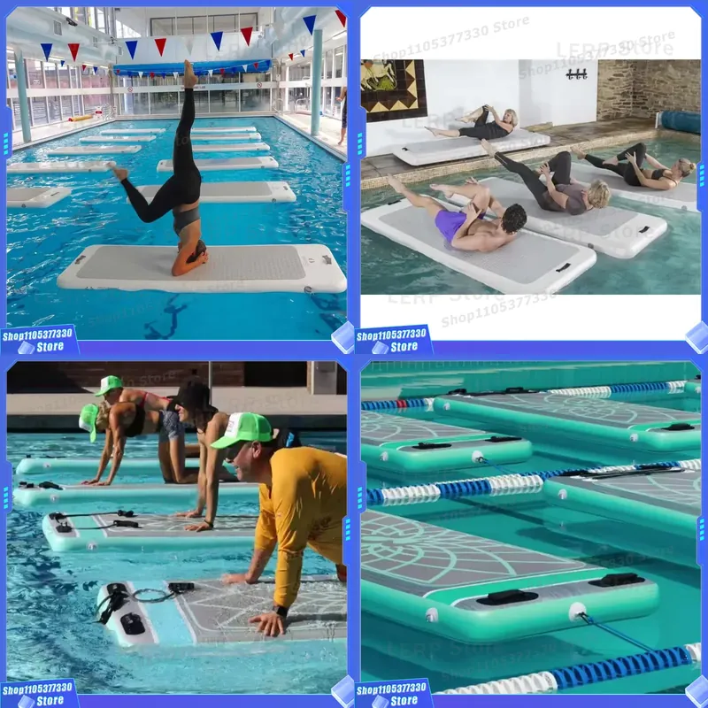 Yoga Fitness Factory - Fabrikpreis Aufblasbare Schwimmende Wasser-Yoga-Matten Pool-Yoga-Board Fitnessmatten