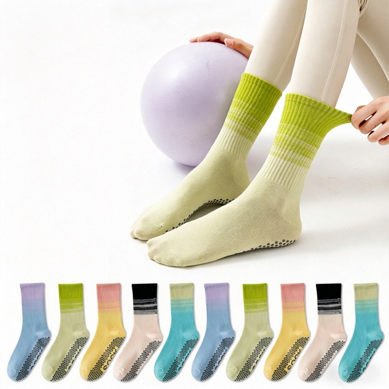 Fitness Of Yoga - Dreamlikelin 1 Paar Damen-Yoga-Socken, Wadenlange Socken