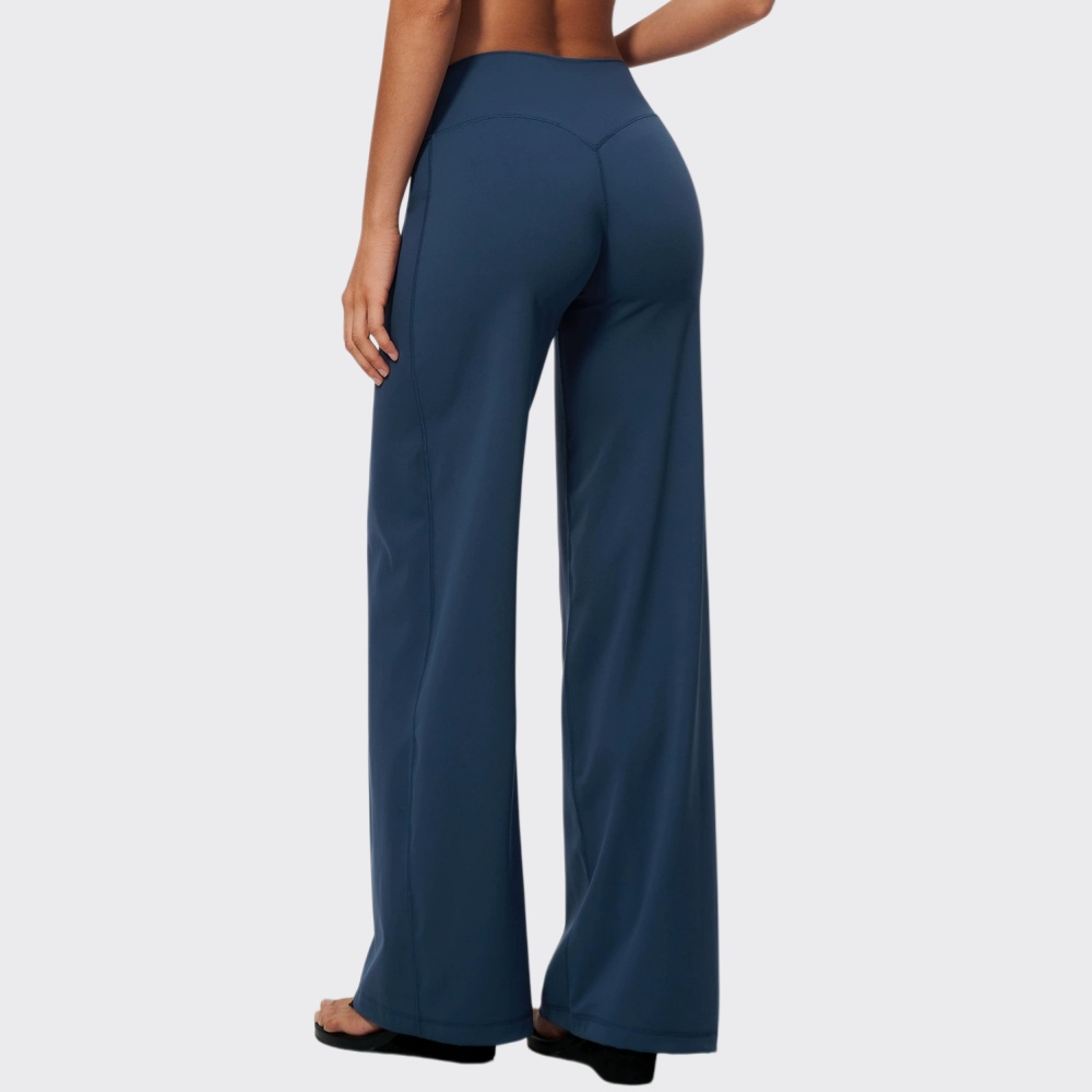 J-Yoga Fitness - 2026 Damen High-Waist Yoga Schlaghose Weite