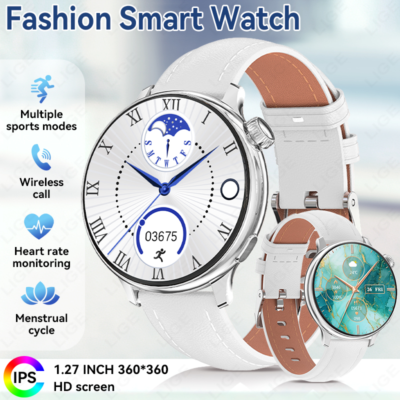 Oxygen Yoga & Fitness Kanata - LIGE Sport-Smartwatch für Damen, kabelloser Anruf,