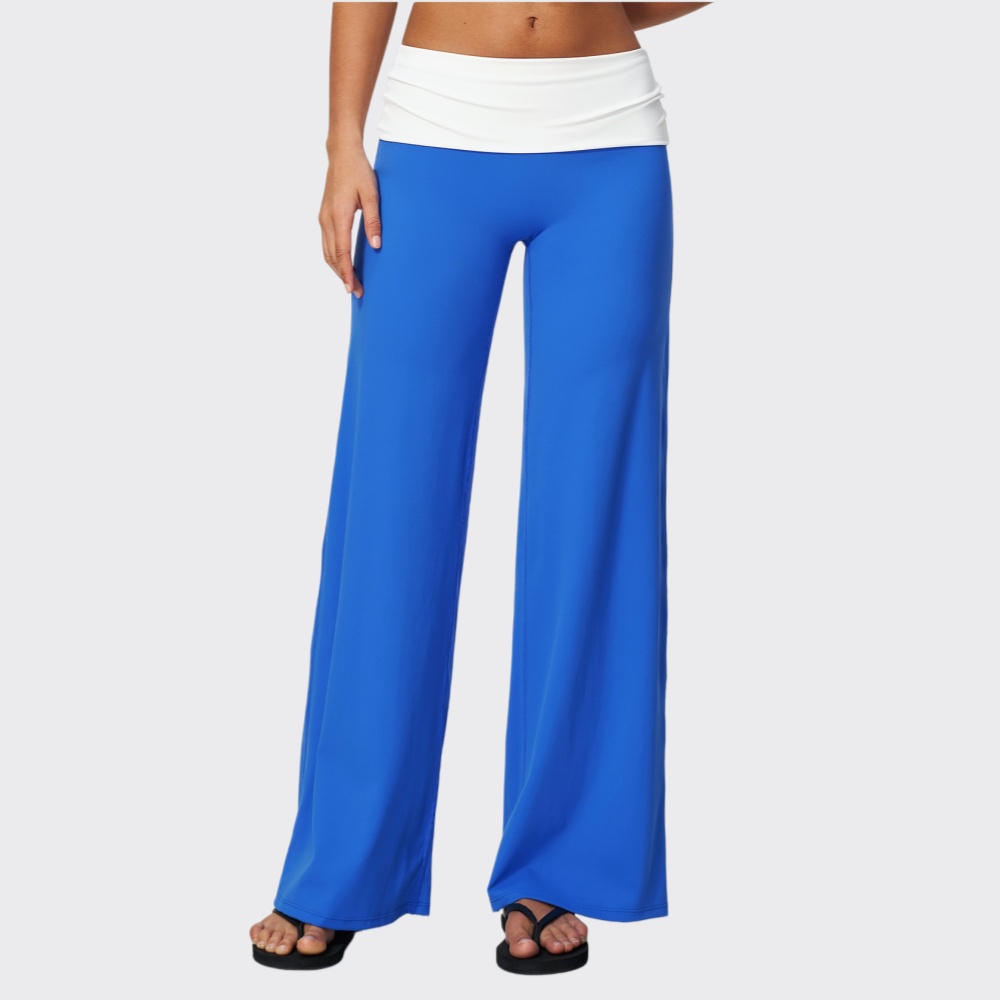 J-Yoga Fitness - Damen Yoga-Hose mit Hoher Taille, Bauchkontrolle,