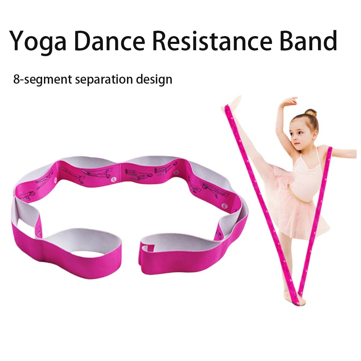 1 PCS Yoga Elastische Stretch  – Yoga Fitness Images Bewertung und Preis