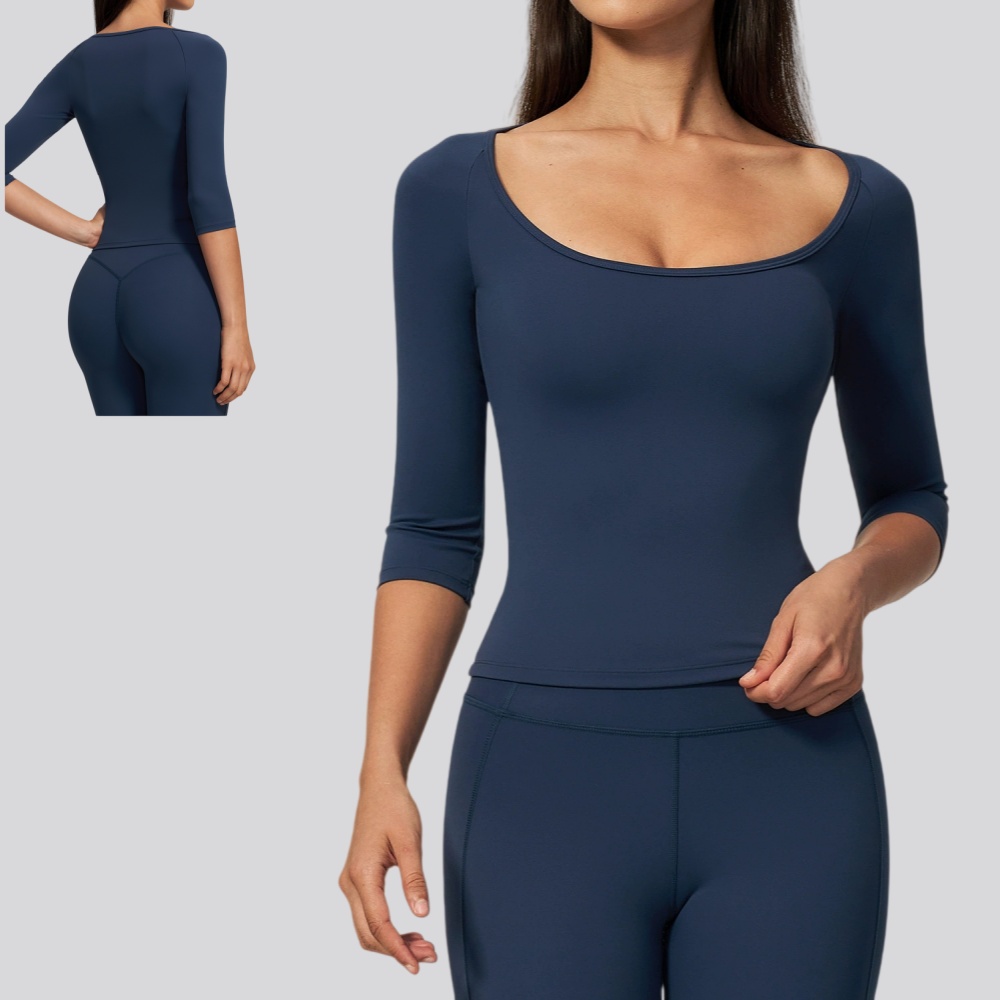 3/4-Ärmel Crop Yoga-Top für Da – J-Yoga Fitness Bewertung und Preis